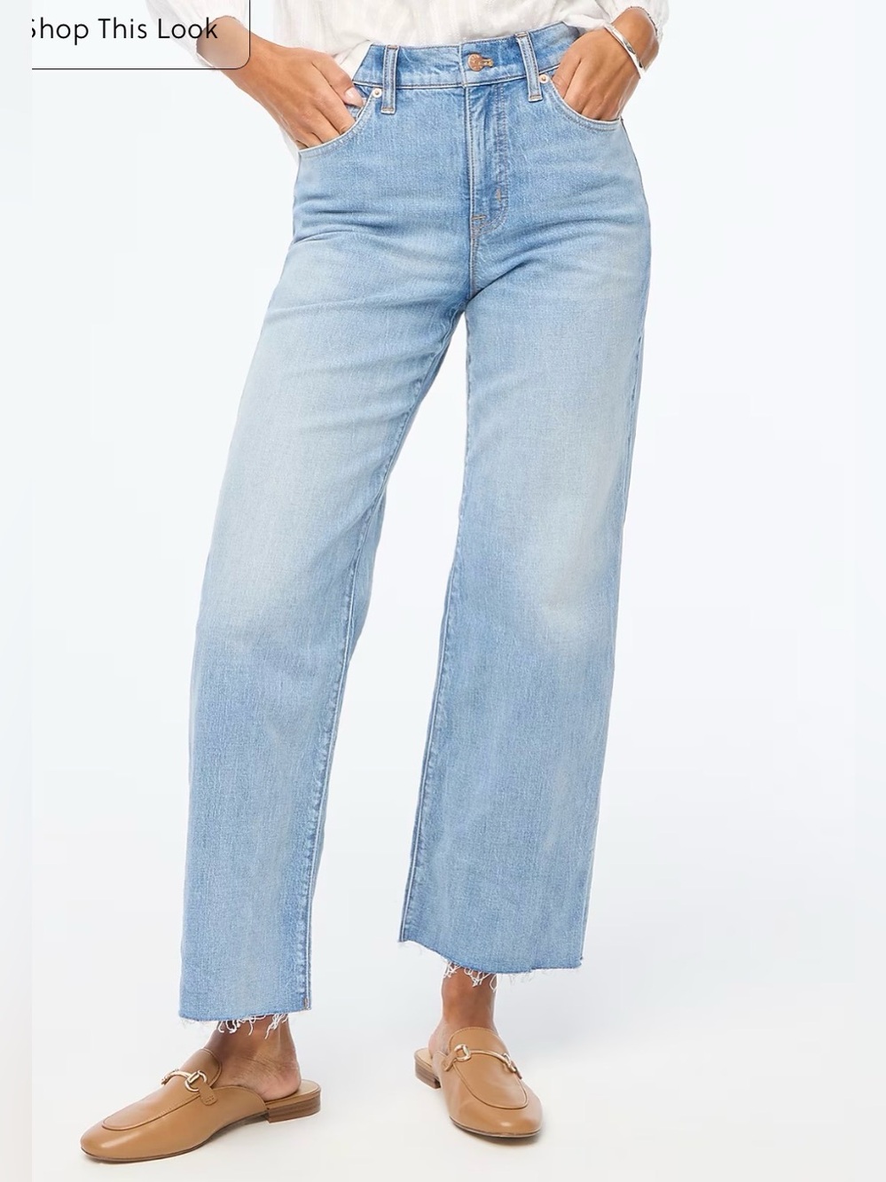 J. Crew wide leg crop - size 30